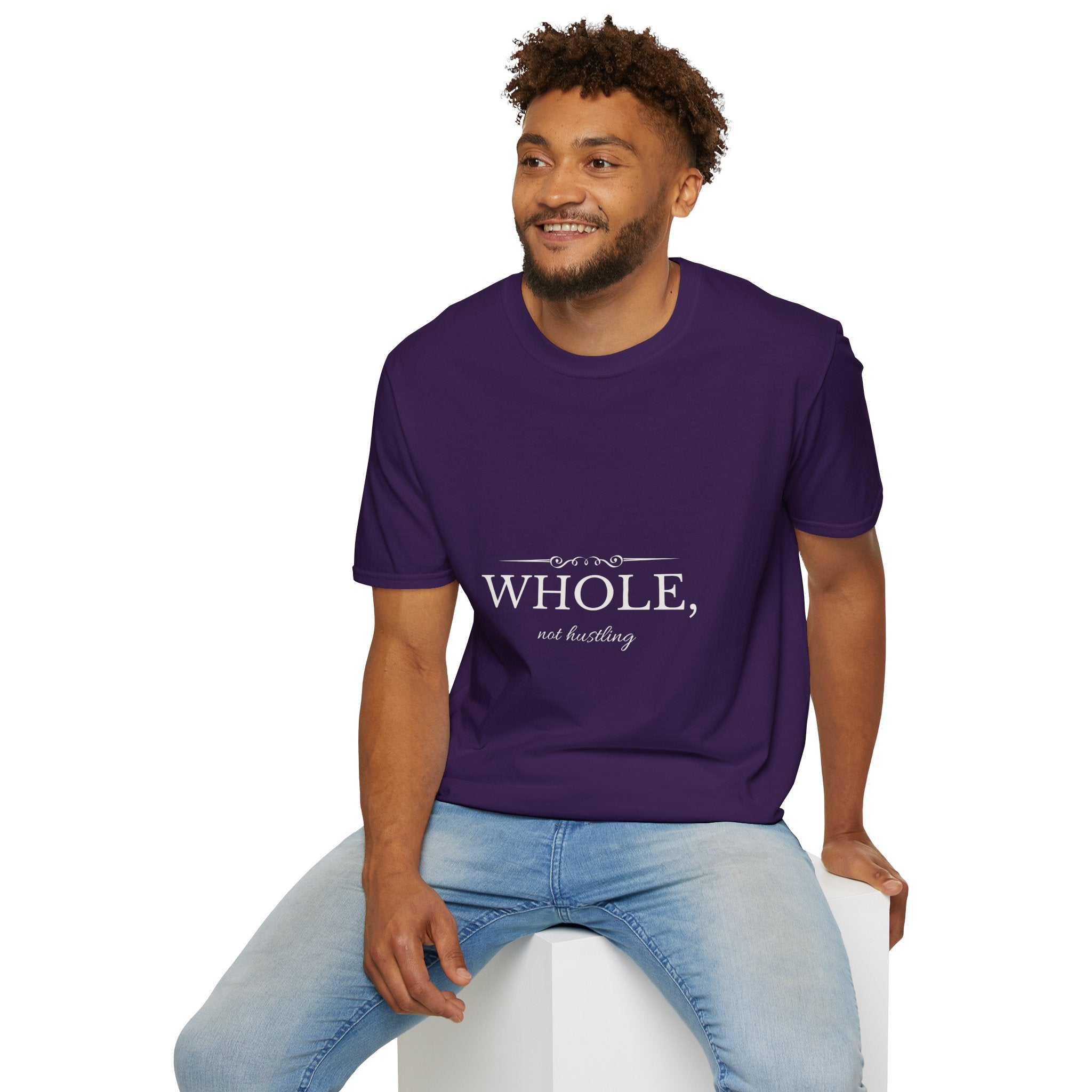 Whole, Not Hustling | Christian T-Shirt
