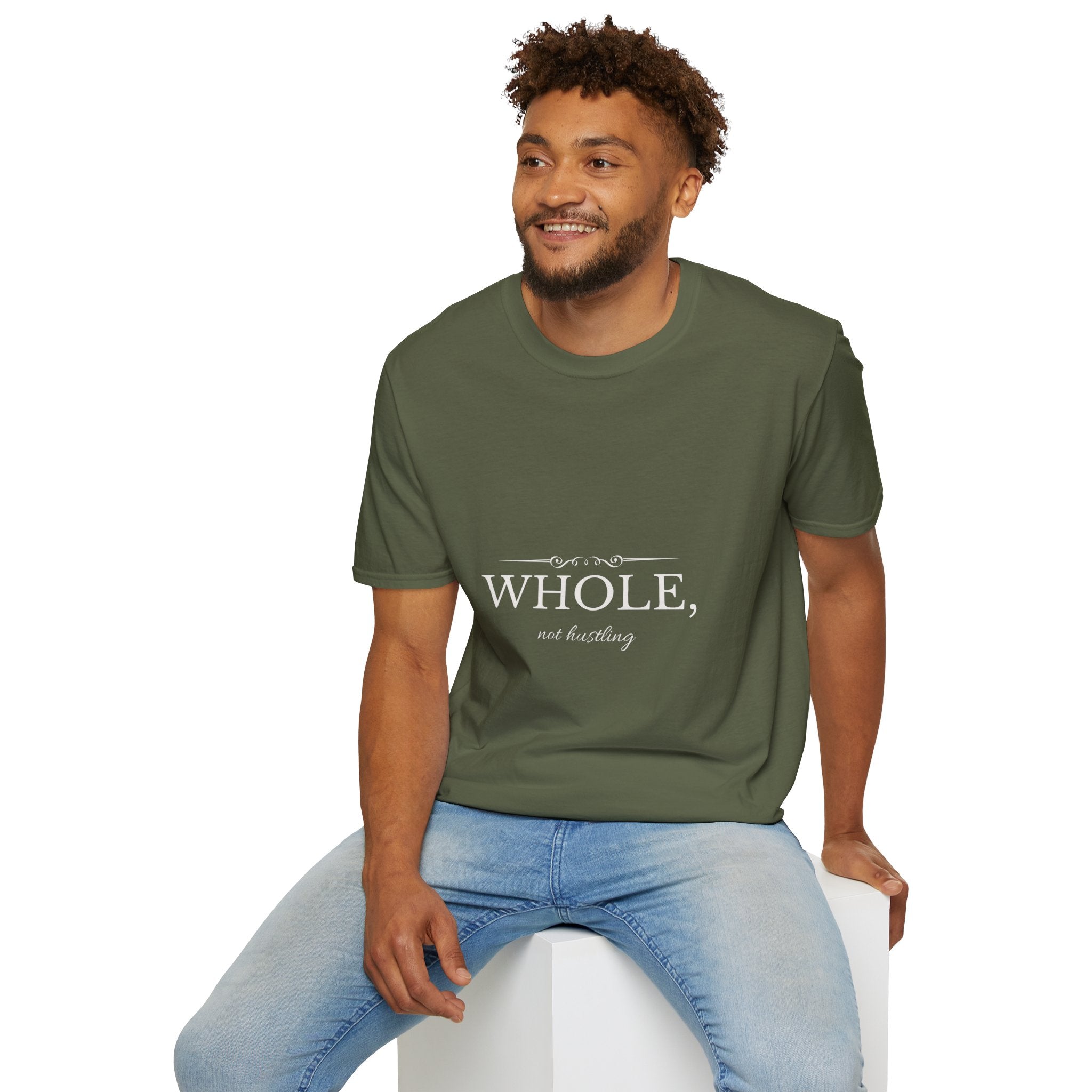 Whole, Not Hustling | Christian T-Shirt